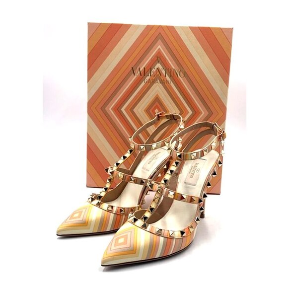 RARE Valentino Rockstud 1975 Pump, size 38.5, US 7, Matching Box NWT, MSRP $1195 - Picture 5 of 16
